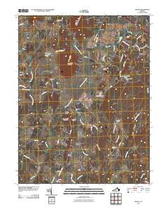 Orlean 2010 topographic map thumbnail