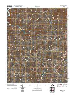 Pittsville 2011 topographic map thumbnail