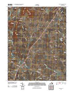 Rochelle 2010 topographic map thumbnail