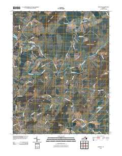 Rapidan 2010 topographic map thumbnail
