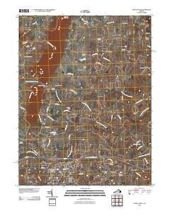 Purcellville 2010 topographic map thumbnail
