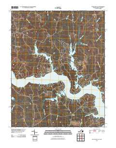 South Hill SE 2010 topographic map thumbnail