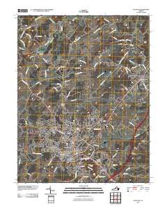 Staunton 2010 topographic map thumbnail