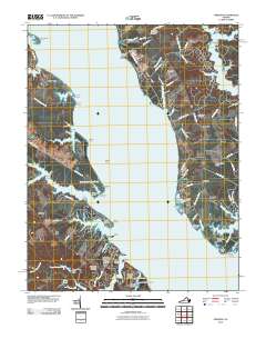 Urbanna 2010 topographic map thumbnail