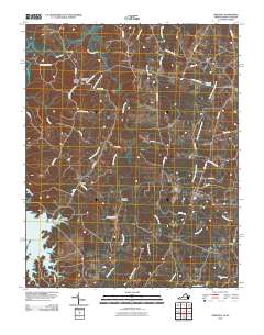 Virgilina 2010 topographic map thumbnail