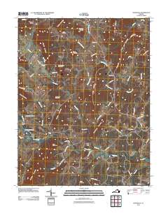 Woodville 2011 topographic map thumbnail