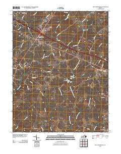 Zion Crossroads 2010 topographic map thumbnail