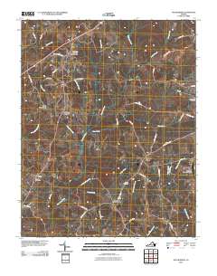 Wylliesburg 2010 topographic map thumbnail