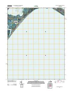 Wallops Island 2011 topographic map thumbnail