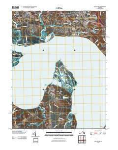 Hog Island 2010 topographic map thumbnail