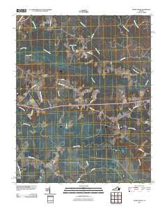 Adams Grove 2010 topographic map thumbnail