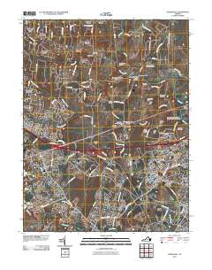 Gainesville 2010 topographic map thumbnail