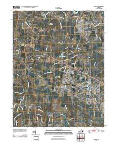 Arcola 2010 topographic map thumbnail