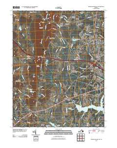 Thoroughfare Gap 2010 topographic map thumbnail