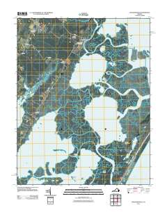 Wachapreague 2011 topographic map thumbnail