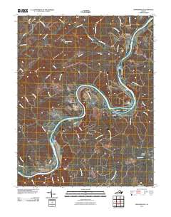 Howardsville 2010 topographic map thumbnail