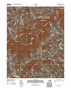 Lambsburg 2010 topographic map thumbnail