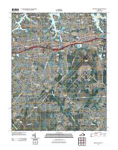 Princess Anne 2011 topographic map thumbnail