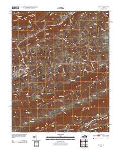 Ben Hur 2010 topographic map thumbnail