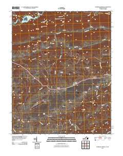 Hubbard Springs 2011 topographic map thumbnail