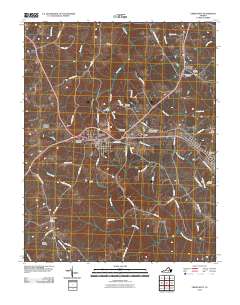 Crewe West 2010 topographic map thumbnail