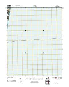 East of Reedville 2011 topographic map thumbnail