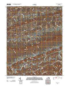 Hiltons 2010 topographic map thumbnail