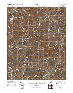 Moneta 2010 topographic map thumbnail