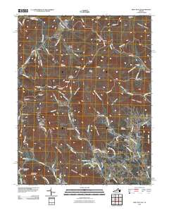 Swift Run Gap 2010 topographic map thumbnail