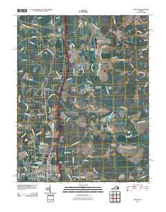 Ashland 2010 topographic map thumbnail