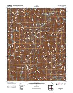 Caney Ridge 2011 topographic map thumbnail