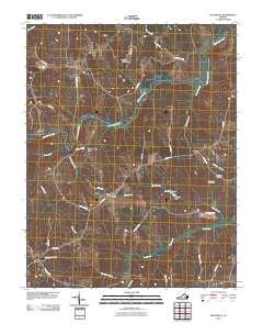 Ballsville 2010 topographic map thumbnail