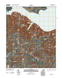 Claremont 2011 topographic map thumbnail