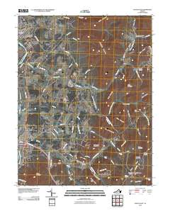 Elkton East 2010 topographic map thumbnail