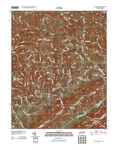 Coleman Gap 2010 topographic map thumbnail