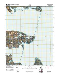 Deltaville 2011 topographic map thumbnail