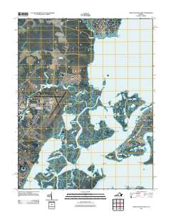 Chincoteague West 2011 topographic map thumbnail