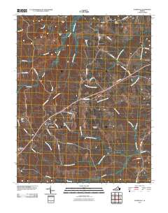 Jetersville 2010 topographic map thumbnail
