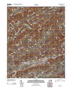 Lebanon 2010 topographic map thumbnail