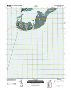 Fishermans Island 2011 topographic map thumbnail