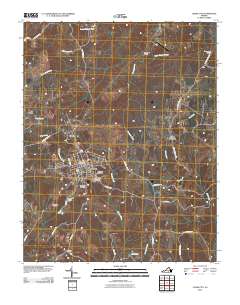 Chase City 2010 topographic map thumbnail