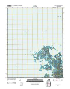 Chesconessex 2011 topographic map thumbnail