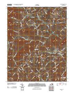 Ferrum 2010 topographic map thumbnail