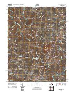 Earlysville 2011 topographic map thumbnail