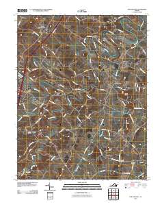 Fort Defiance 2010 topographic map thumbnail