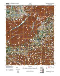 Middlesboro South 2010 topographic map thumbnail