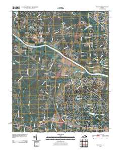Midlothian 2010 topographic map thumbnail