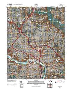 Richmond 2010 topographic map thumbnail