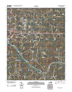 Ringgold 2011 topographic map thumbnail