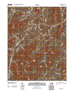 Lovingston 2010 topographic map thumbnail